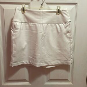 Adidas White Womens Golf Skirt w/ pockets